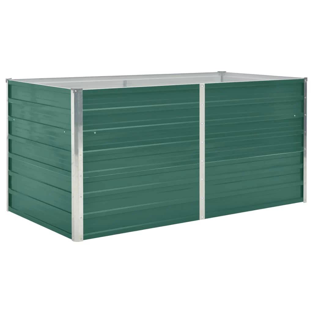 Vidaxl - Jardinière 160 x 80 x 77 cm Acier galvanisé Vert vidaXL 47010 - Imagen 2