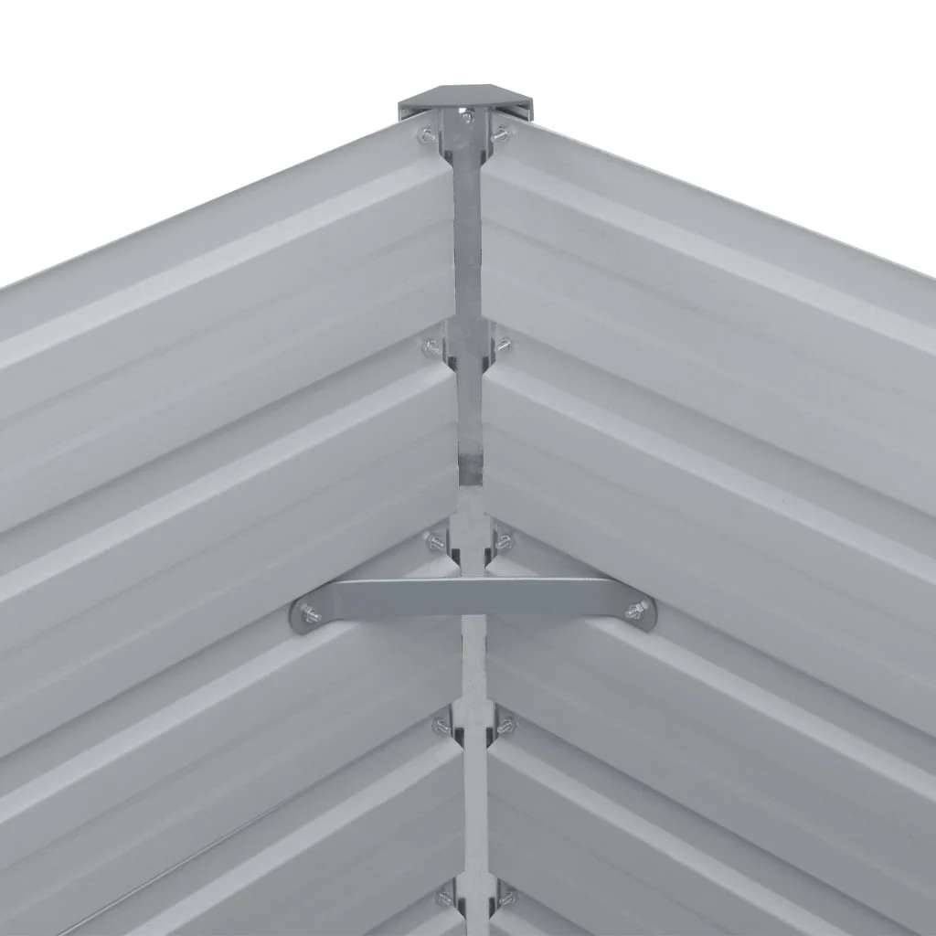 Vidaxl - Jardinière 160 x 80 x 77 cm Acier galvanisé Vert vidaXL 47010 - Imagen 7