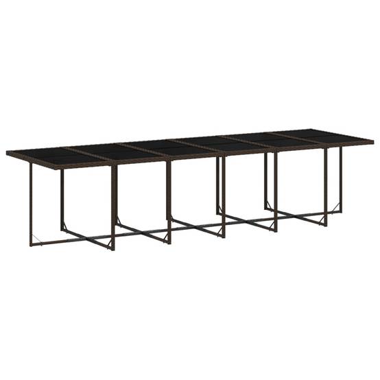 ComfortXL - Salon de Jardin Encastrable 16 Places Marron, Mobilier Gain de Place en Polyrotin avec Coussins – ComfortXL Outdoor Living - Image 3