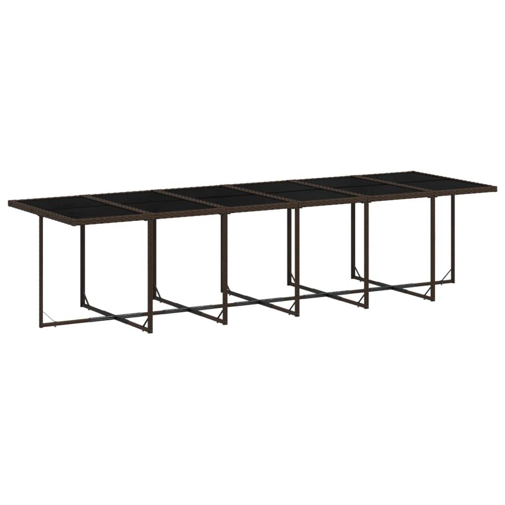 ComfortXL - Salon de Jardin Encastrable 16 Places Marron, Mobilier Gain de Place en Polyrotin avec Coussins – ComfortXL Outdoor Living - Image 3