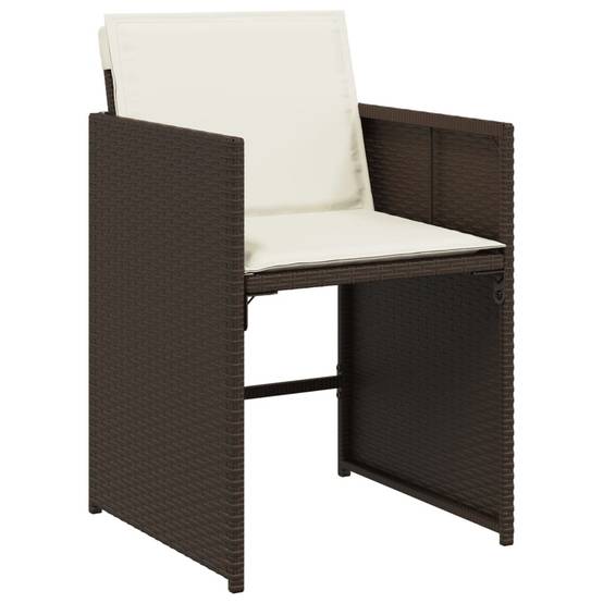 ComfortXL - Salon de Jardin Encastrable 16 Places Marron, Mobilier Gain de Place en Polyrotin avec Coussins – ComfortXL Outdoor Living - Image 4