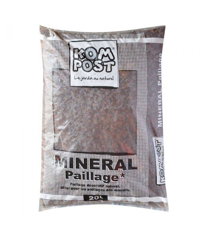 Paillage minéral en pouzzolane rouge 20/40mm, sac de 20 litres - KOM34 - Image 1