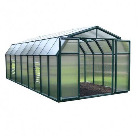 Canopia - Serre de jardin en polycarbonate Rion Hobby Gardener 13,72 m², Ancrage au sol Oui - Image 3