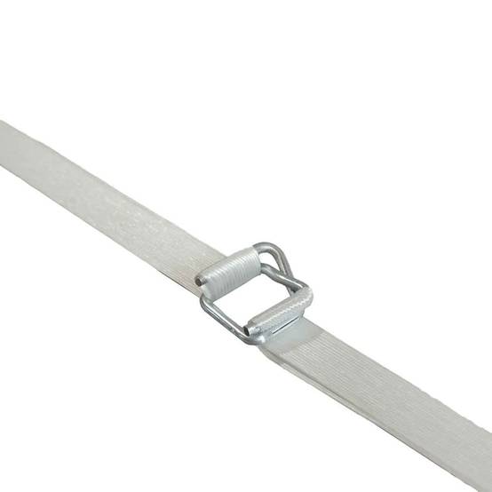 Lot de 250 Boucles BC pour Feuillard de cerclage 13 mm - Qualité PRO - Boucles autobloquantes en acier galvanisé TECPLAST - Imagen 3
