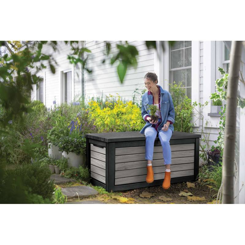 Keter - Coffre résine Keter Signature 630 L - Stormgrey - Image 3