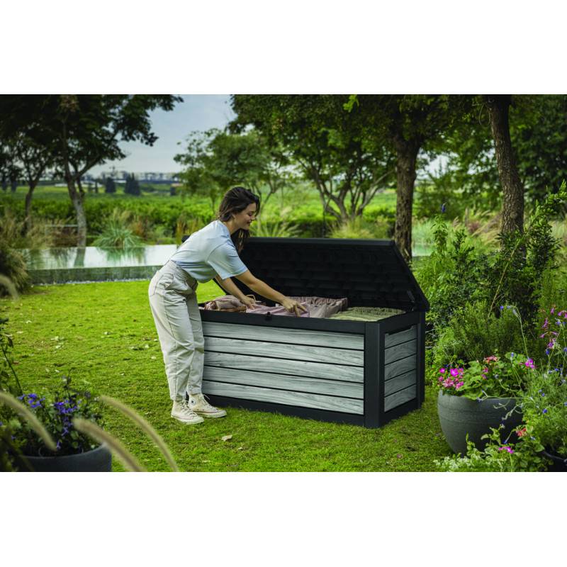 Keter - Coffre résine Keter Signature 630 L - Stormgrey - Image 1