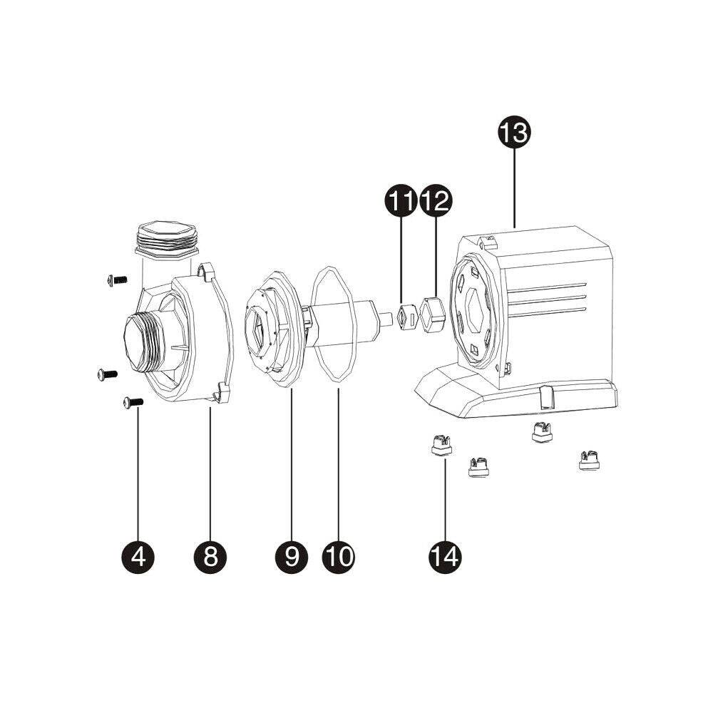 Helloshop26 - Pompe de piscine 16000 l/h circulation 140 watts - Imagen 5