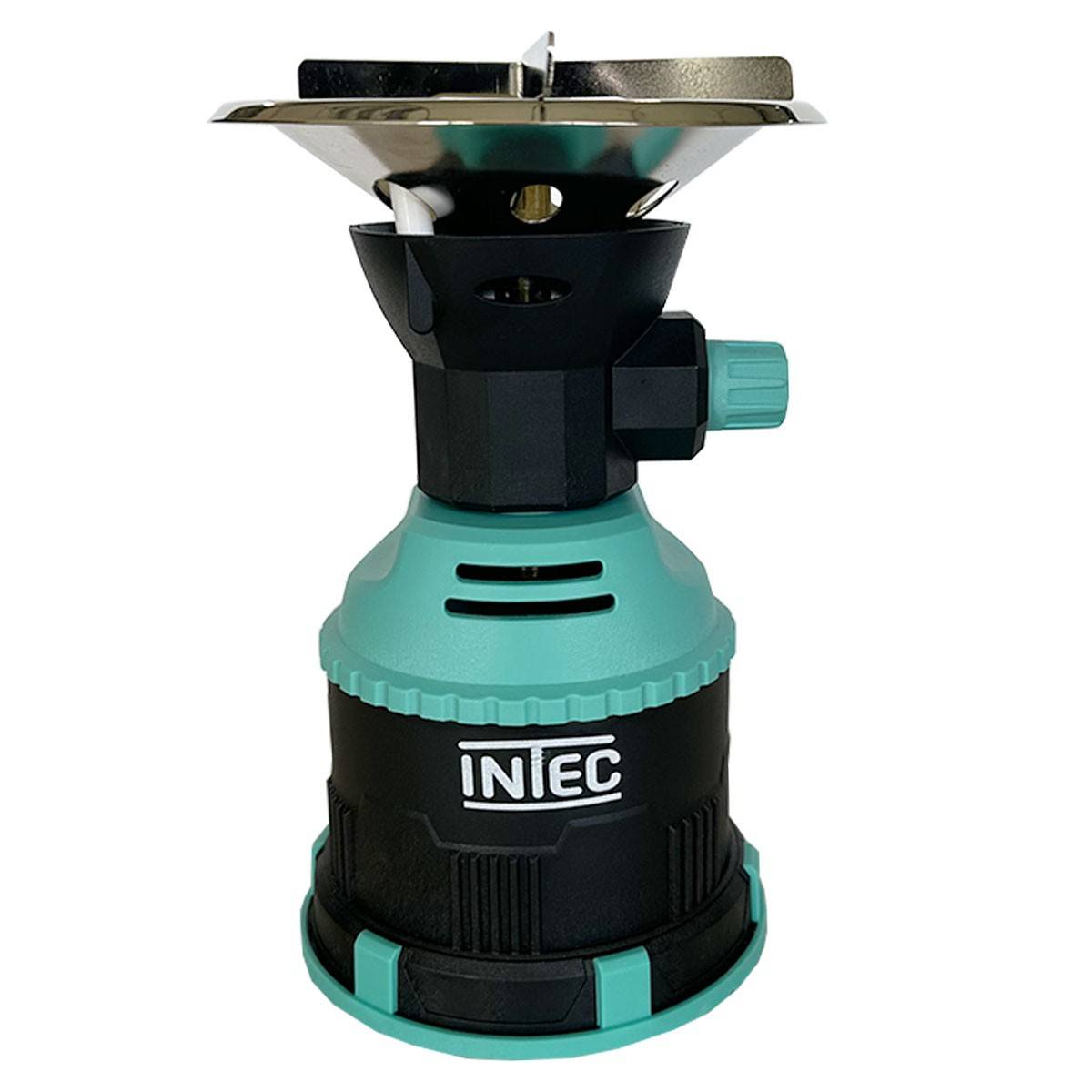 Rechaud gaz 1200W piezo Coque ABS + 8 Cartouches gaz 190 gr INTEC - Imagen 4