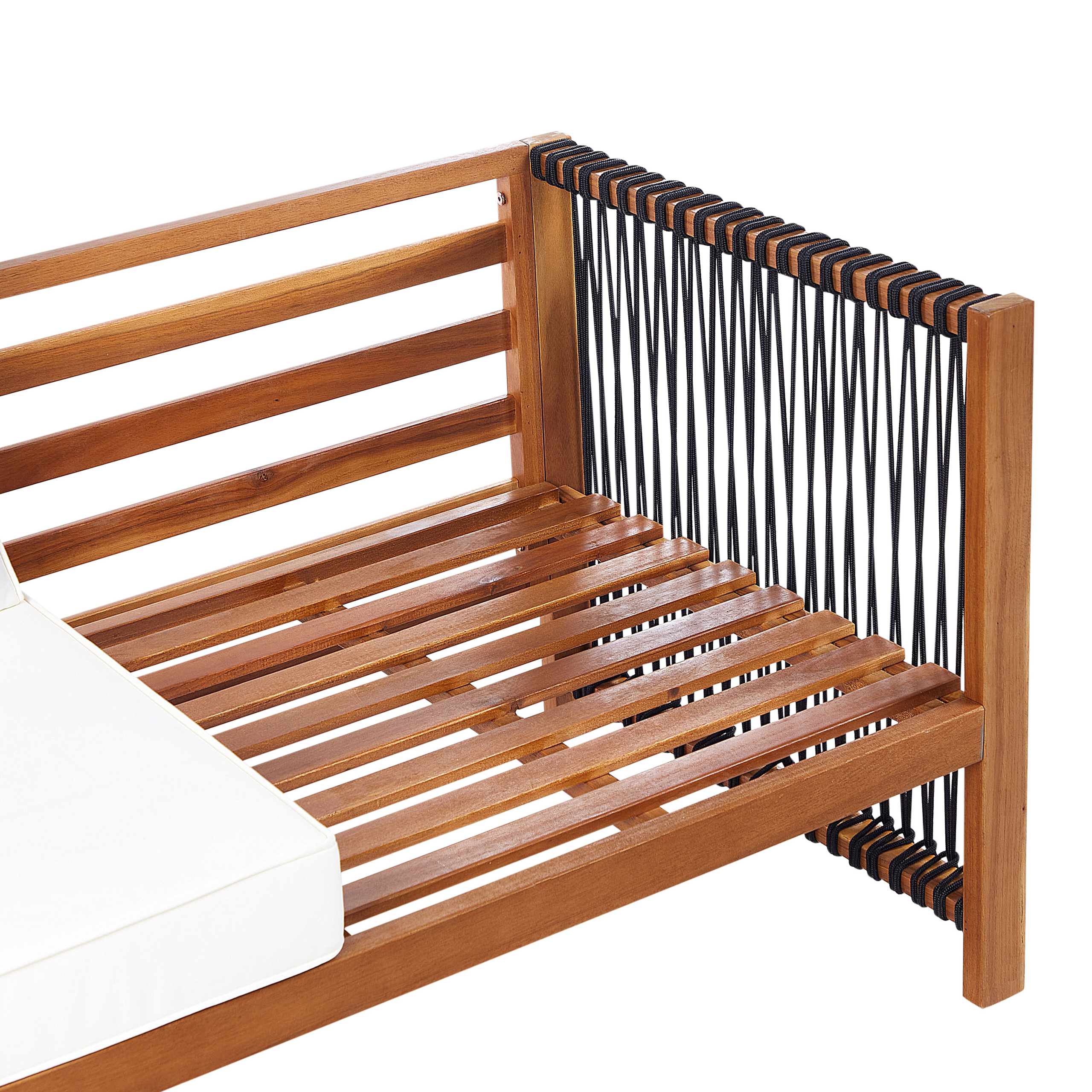 Beliani - Set de jardin, 4 Personnes Acacia Noir ANTRIA - Beliani - Imagen 7