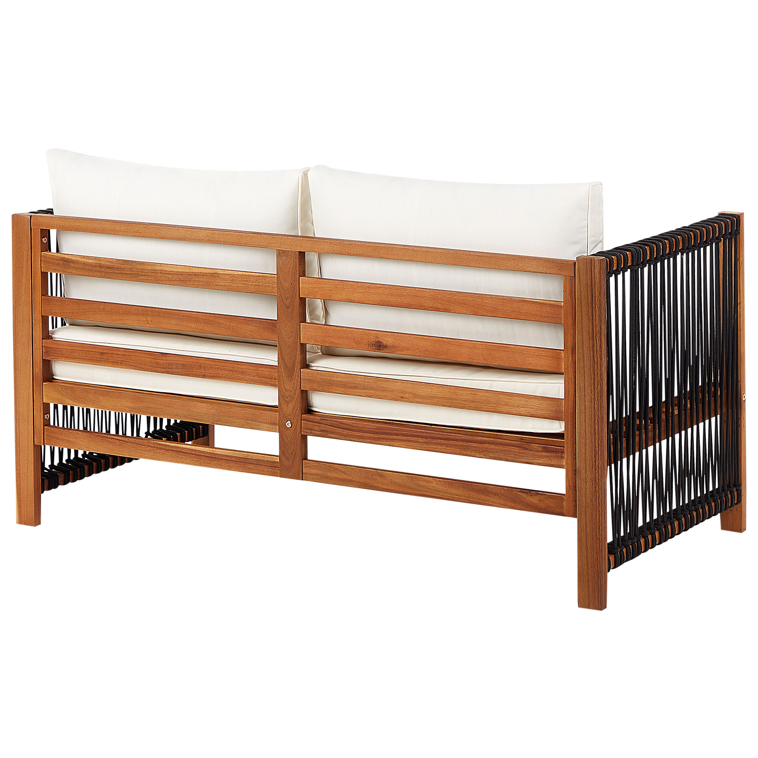 Beliani - Set de jardin, 4 Personnes Acacia Noir ANTRIA - Beliani - Imagen 5