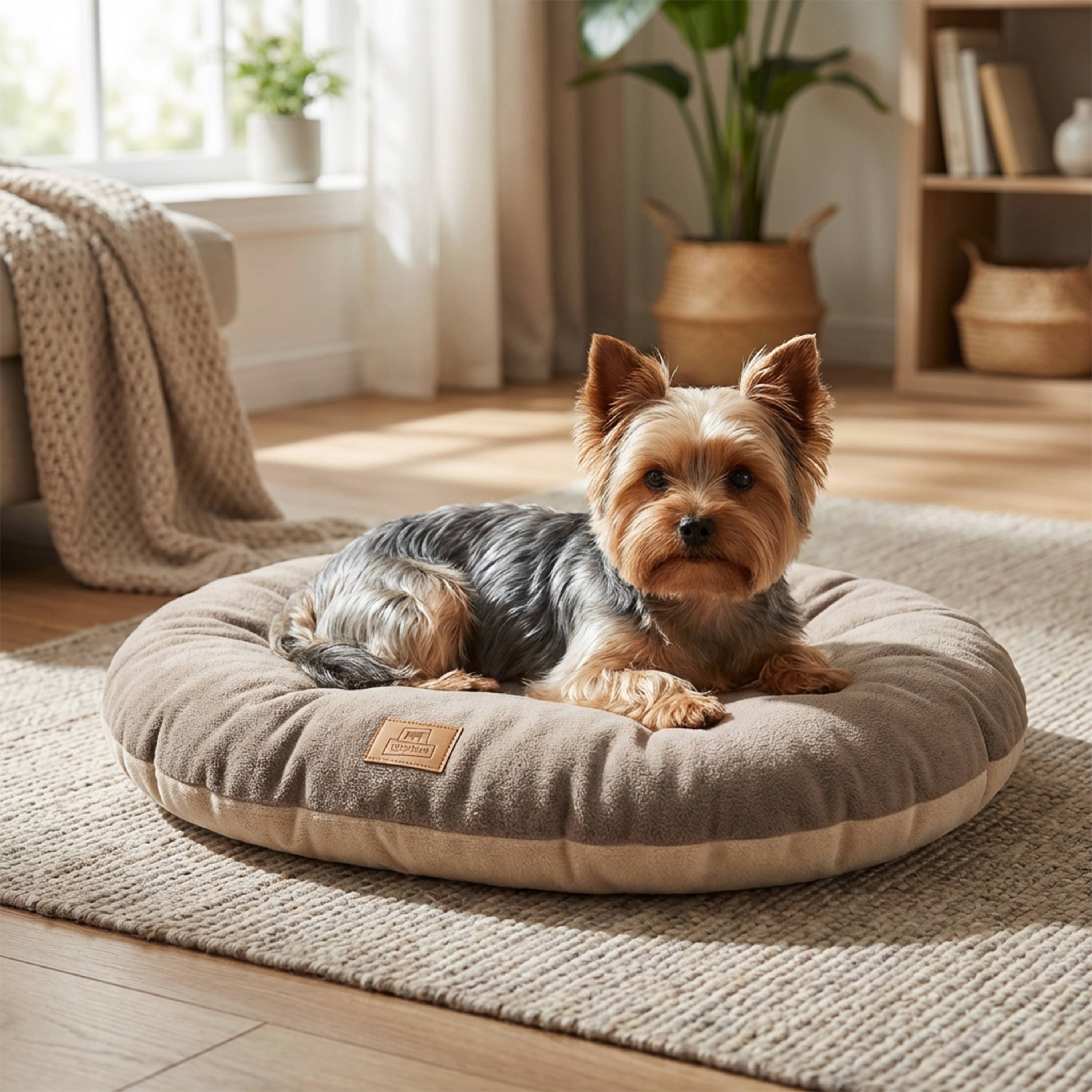 Ferplast - Ferplast Coussin Chien, Tapis Chien RELAX 55/4 MICROFLEECE, Coussin Chat, Lit pour Chiens Chats, Matelas Animaux, Coussin pour Panier Chien et Chat, - Imagen 4