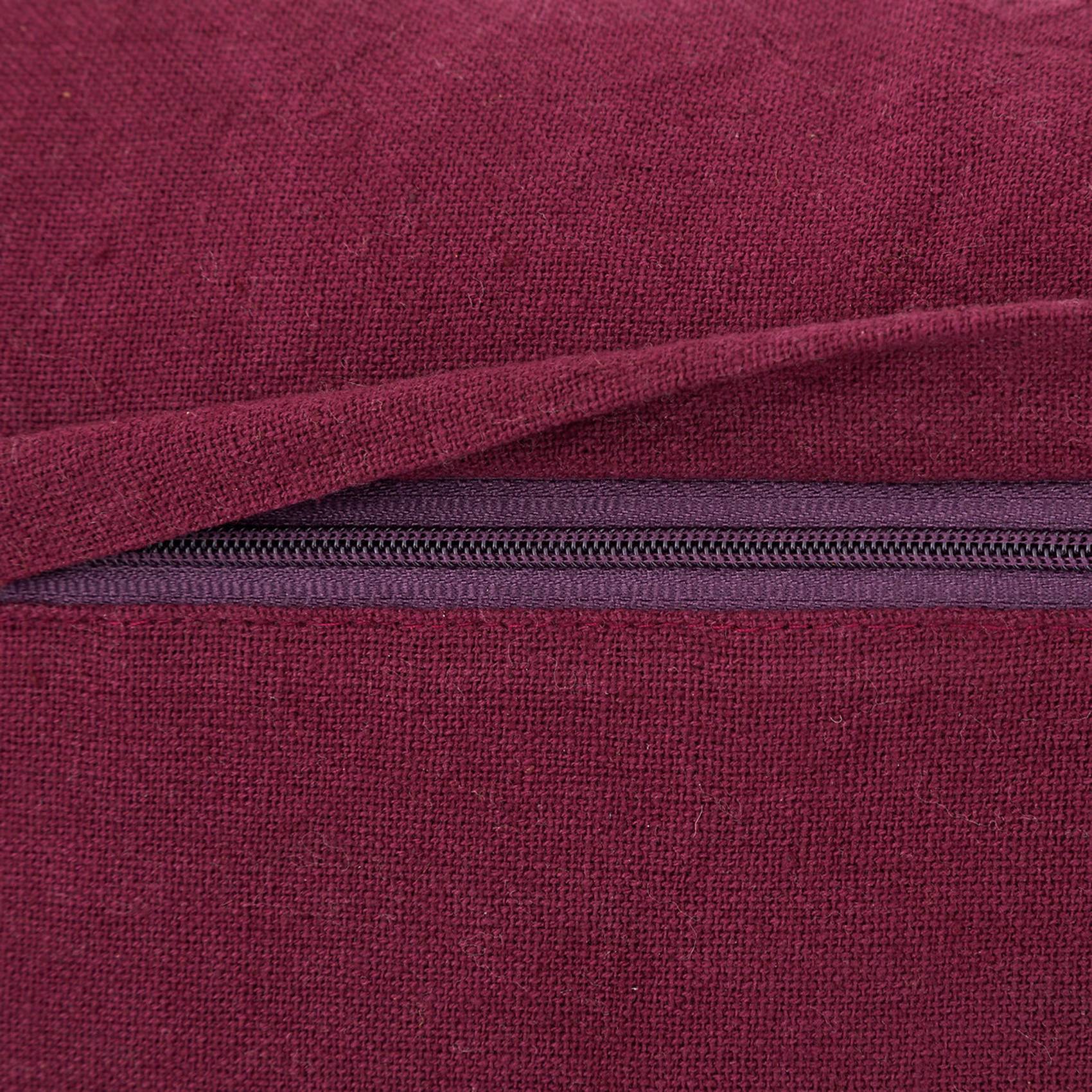Atmosphera - Coussin floqué en velours motif feuille - ATMOSPHERA - Imagen 3