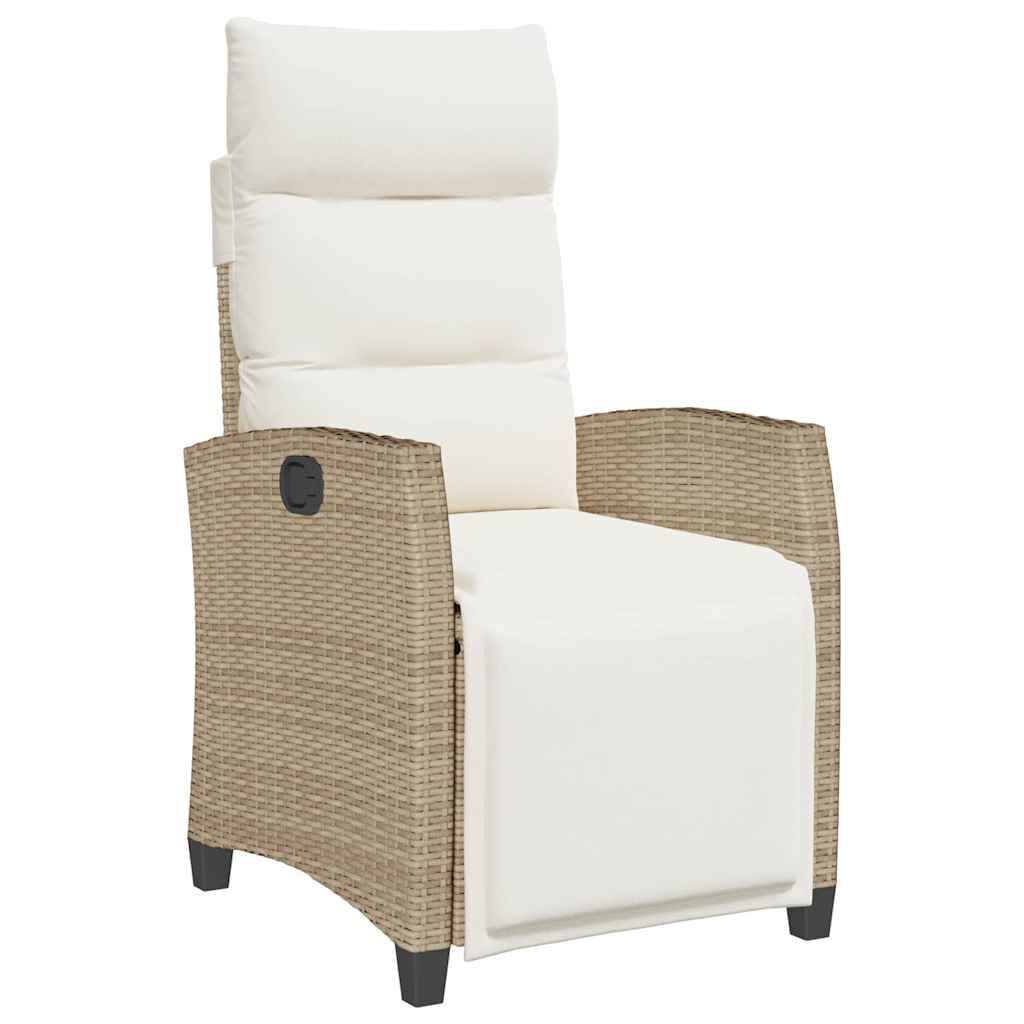 Prolenta Premium - Chaises de jardin rotin beige  65 x 58 x 94 cm  - Prolenta premium p398.2 - Image 1
