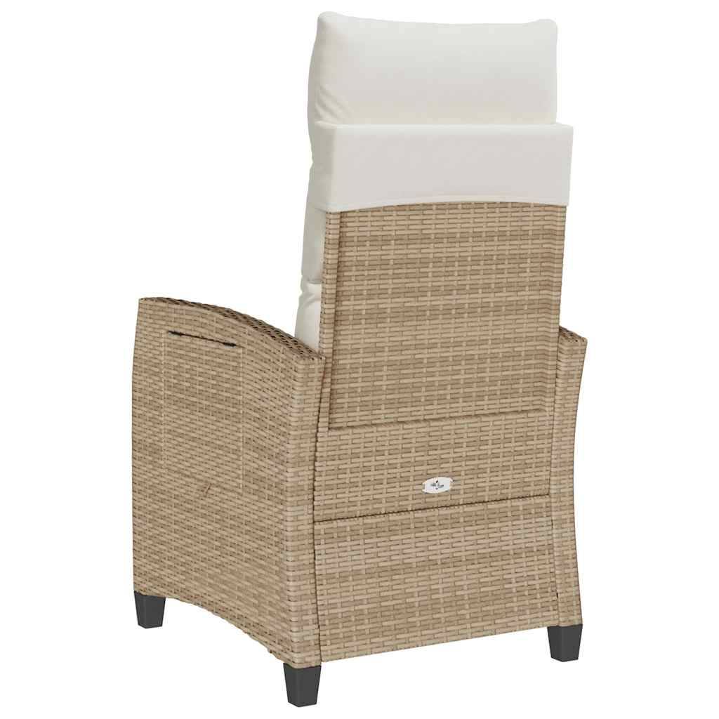 Prolenta Premium - Chaises de jardin rotin beige 65 x 58 x 94 cm - Prolenta premium p398.2 - Image 7
