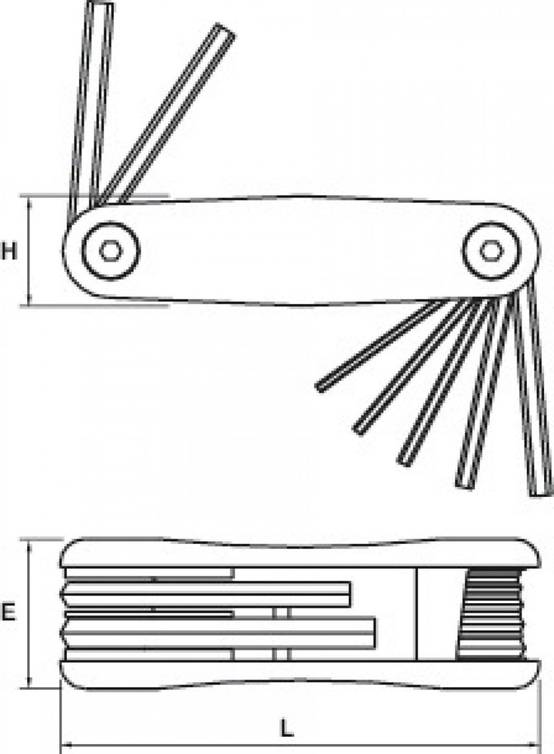 Monture de 8 clés torx, protanium - MOB - Image 2