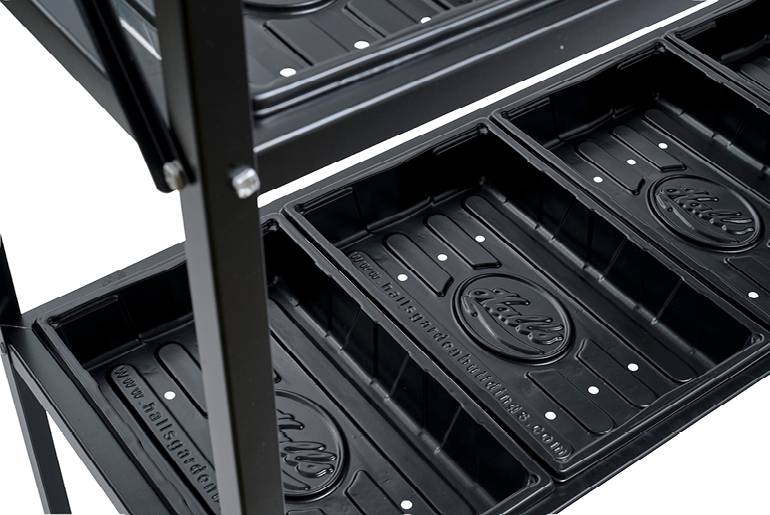 Halls - Halls Seed Tray Frame - 3 Tier - Black - Image 4