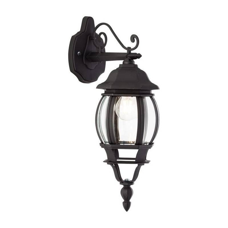 Brilliant - Brilliant - Istria Applique Exterieure - Descendante - Coloris Noir - Aluminium/verre E27 1x60w - Imagen 1