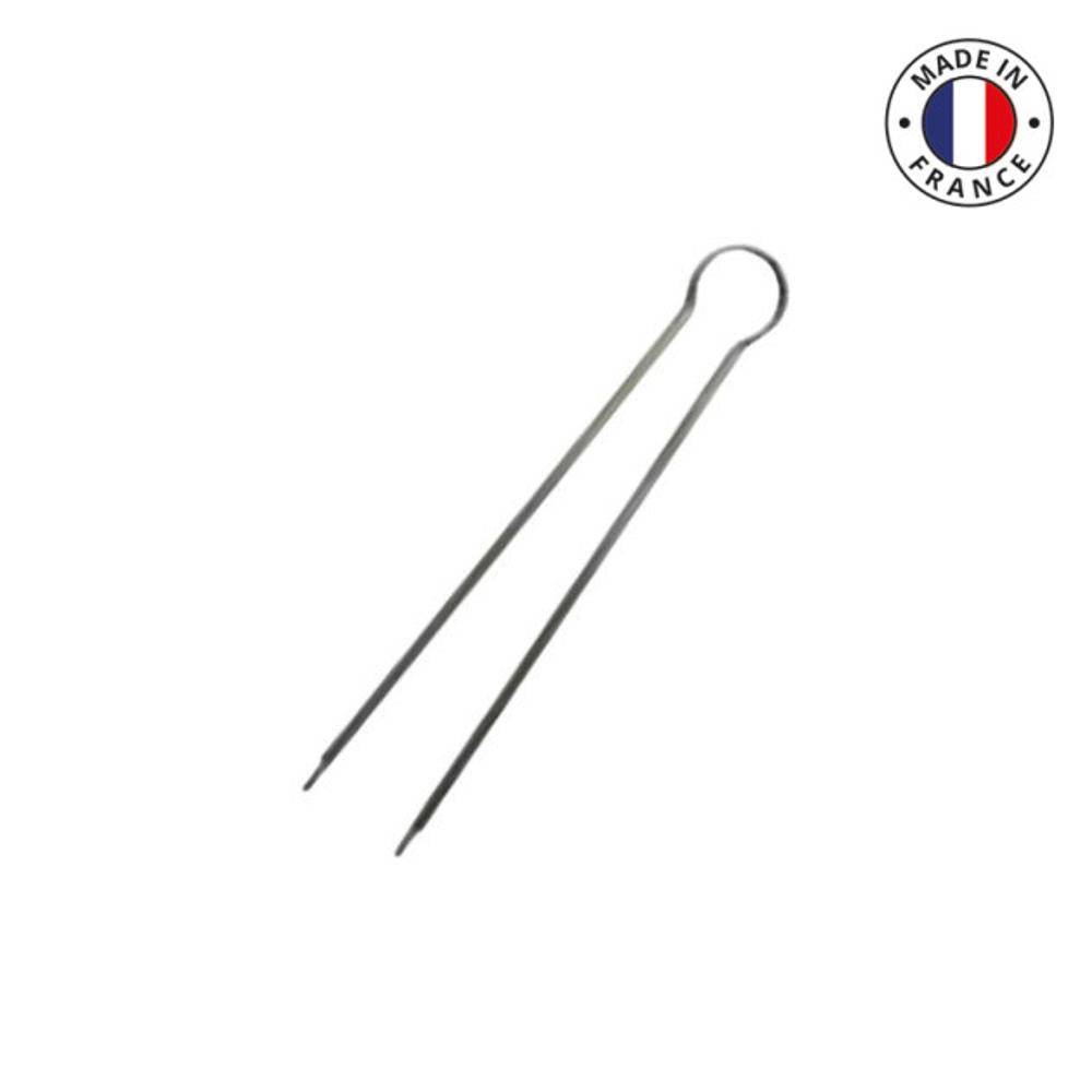 Pince pour cheminée Grise 60cm