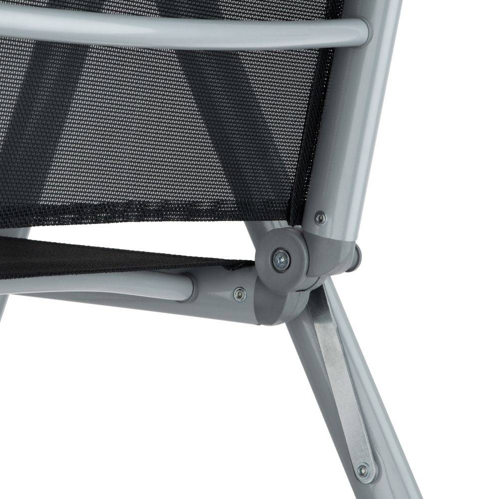 Helloshop26 - Salon de jardin aluminium 6 places gris clair - Imagen 7
