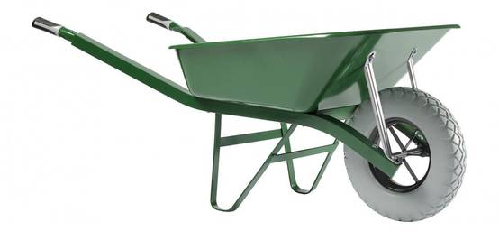 Haemmerlin - Brouette bati Plus 100 L peinte roue increvable Haemmerlin - Image 1