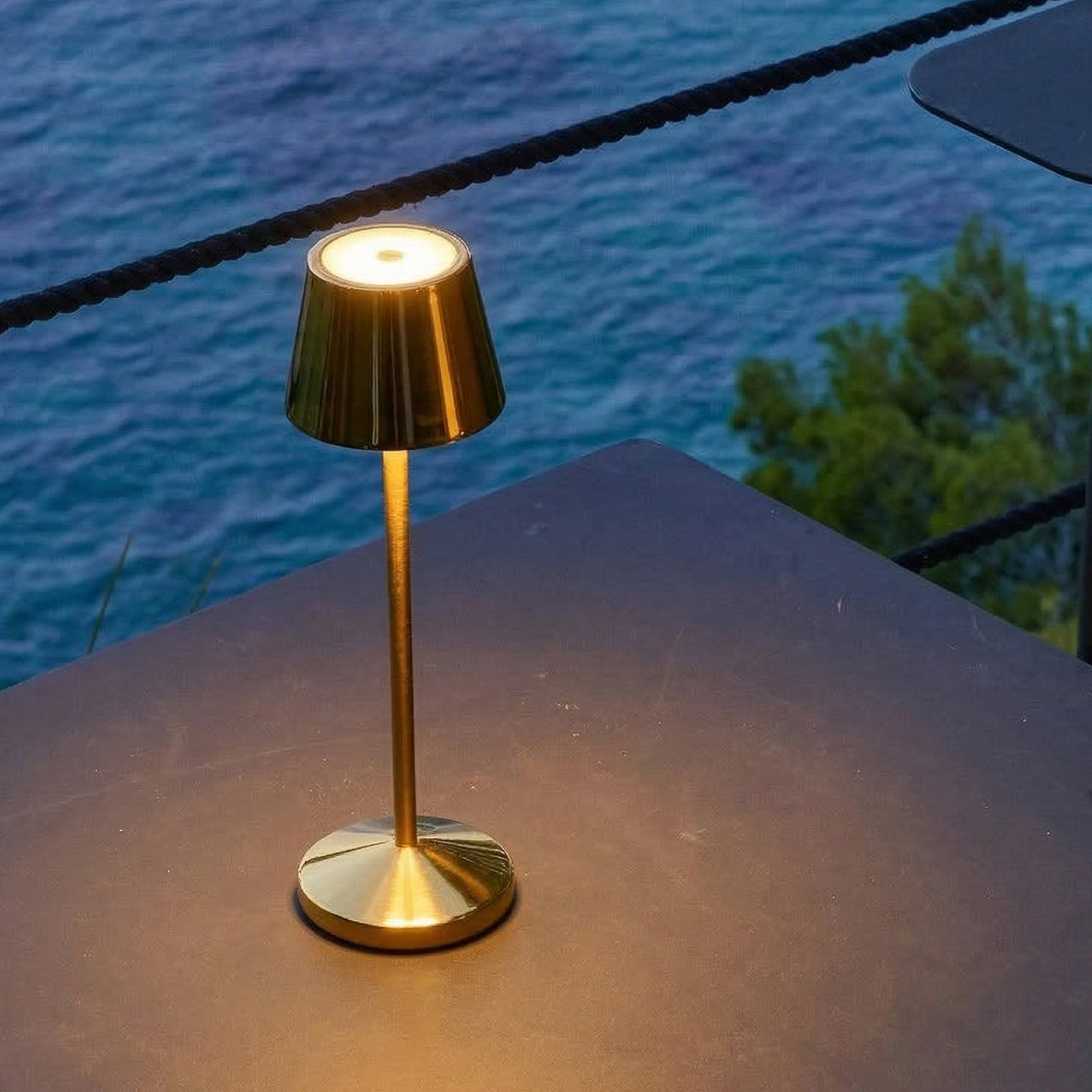Lumisky - Lampe de table sans fil EMILY Or H25cm - Imagen 2