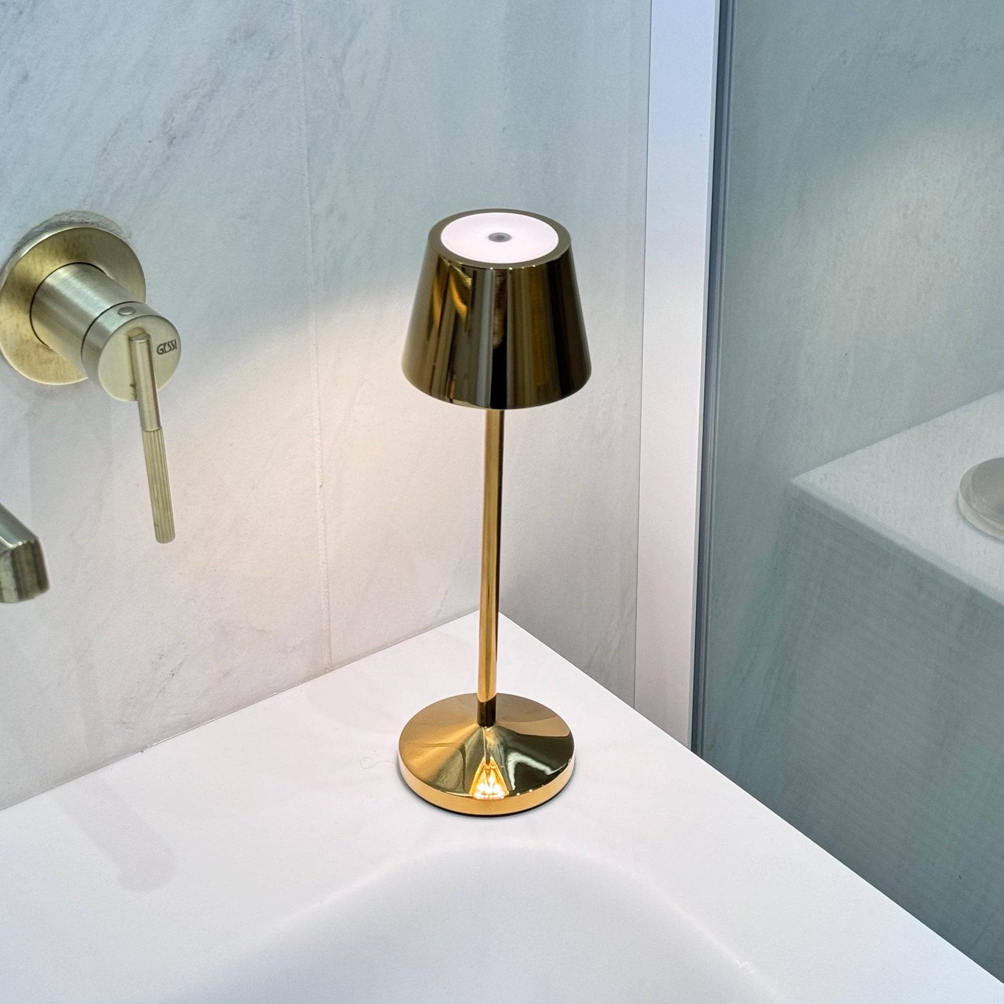 Lumisky - Lampe de table sans fil EMILY Or H25cm - Imagen 10