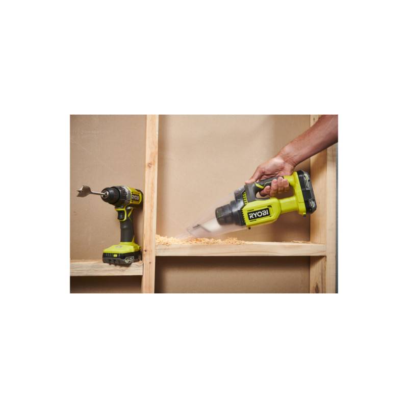 Ryobi - Aspirateur à main RYOBI - RHV18-0 - 18V One+ - 600ml - Sans batterie ni chargeur - Image 3