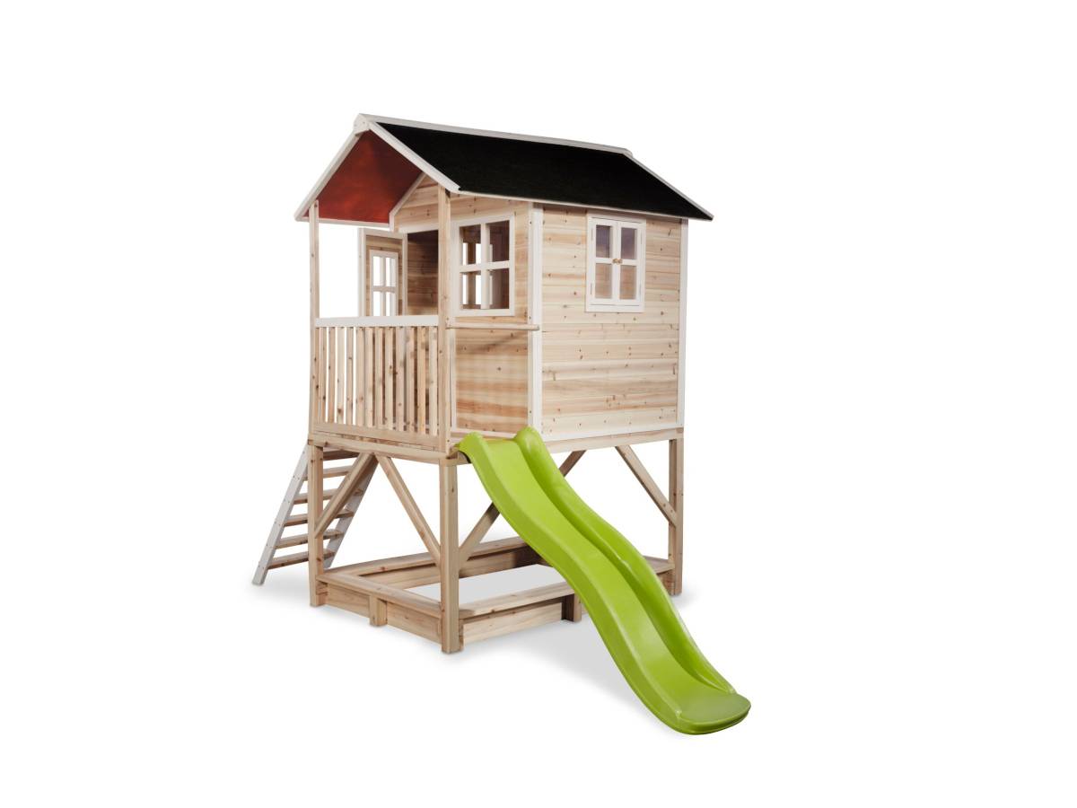 Exit Toys - Maisonnette en bois pour enfants Loft 500 Naturel - Exit Toys - Imagen 2