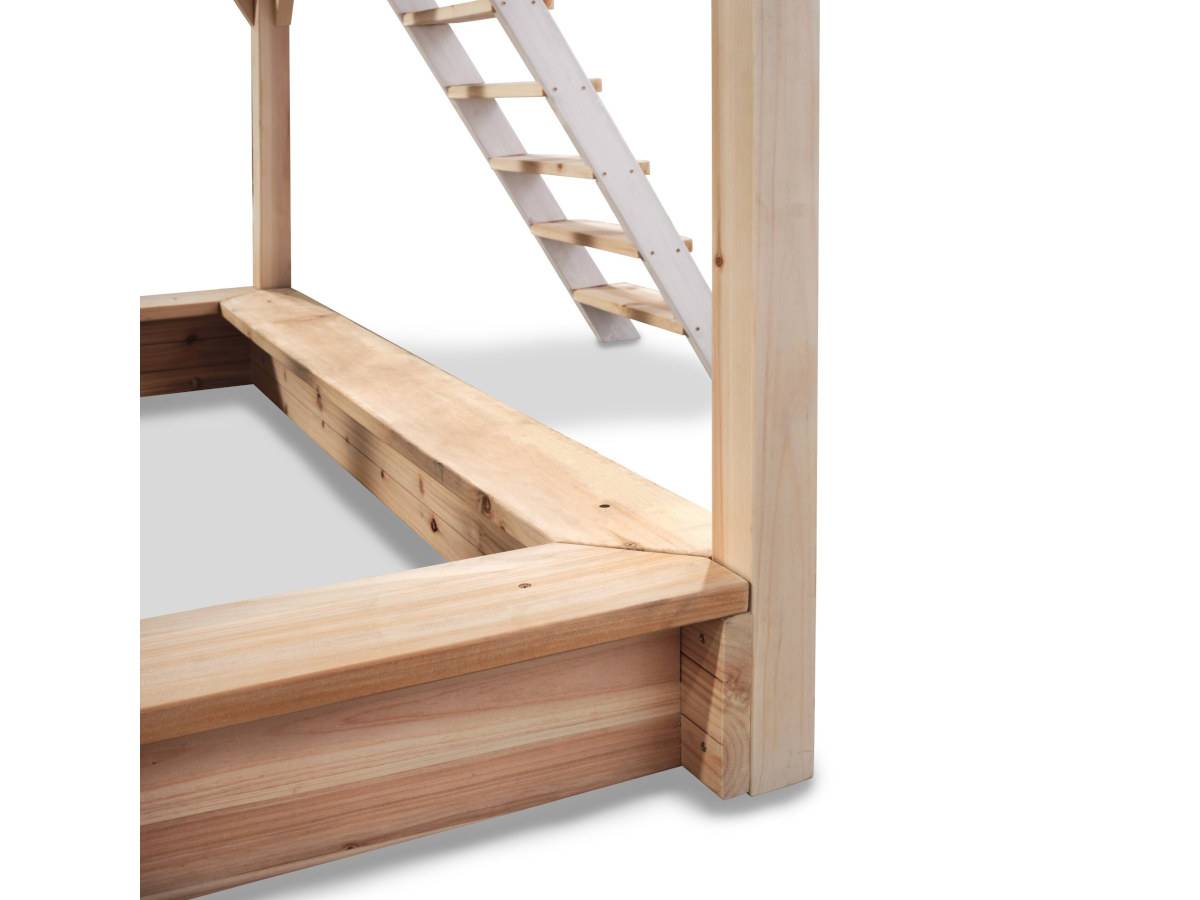 Exit Toys - Maisonnette en bois pour enfants Loft 500 Naturel - Exit Toys - Imagen 4