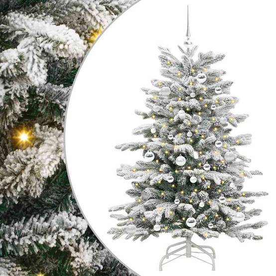 ComfortXL - Décoration de Noël : Sapin Artificiel Blanc 150 cm Complet avec Éclairage LED – ComfortXL Outdoor Living - Image 2