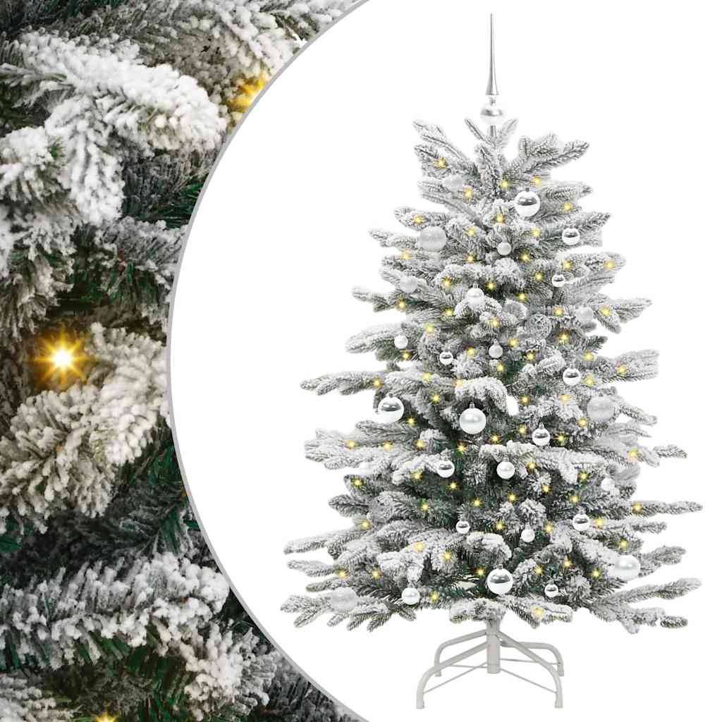 ComfortXL - Décoration de Noël : Sapin Artificiel Blanc 150 cm Complet avec Éclairage LED – ComfortXL Outdoor Living - Image 2