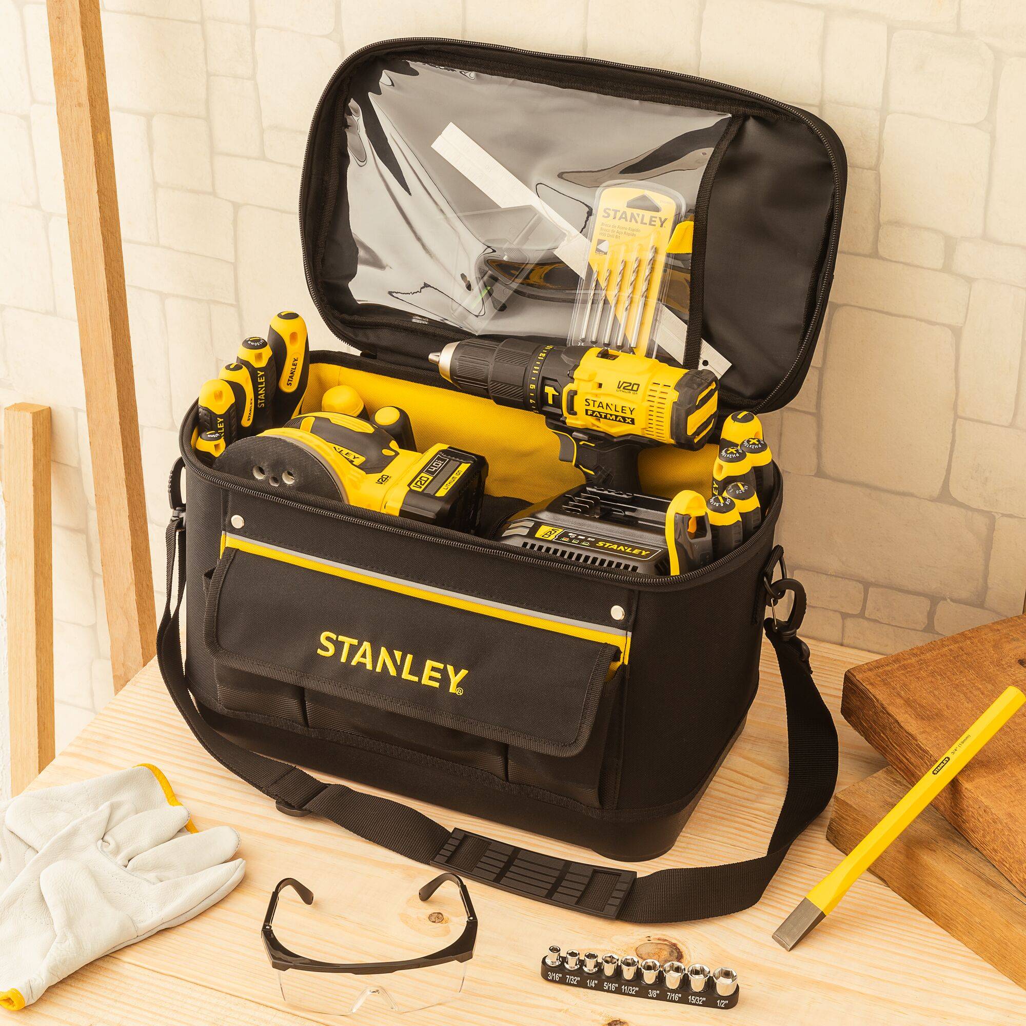 stanley - STANLEY Sac à outils rigide 40 cm - 1-96-193 - Imagen 4