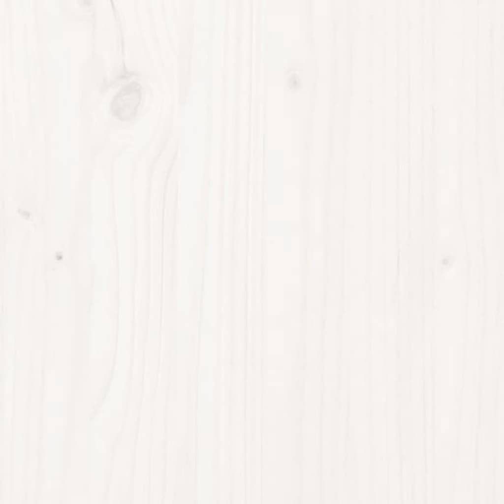 Vidaxl - Panier pour chien Blanc 65,5 x 50,5 x 28 cm Bois de pin massif vidaXL 821448 - Imagen 8