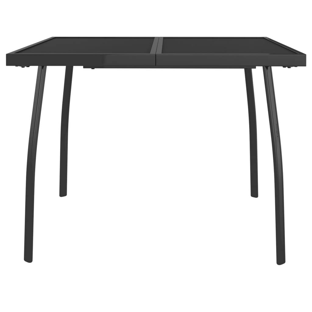 PANGIVO - Table de Jardin Anthracite 100 x 100 x 72 cm Treillis d'Acier - PANGIVO - Image 3