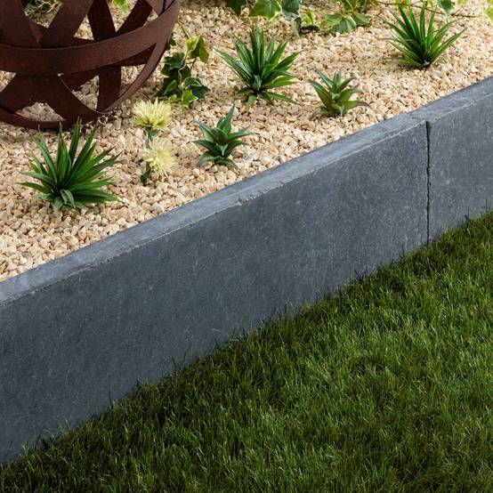 Bordure de jardin Pierre Bleue du Vietnam 100x30x5 cm (à l'unité) - RO'MA NATURE - Image 1