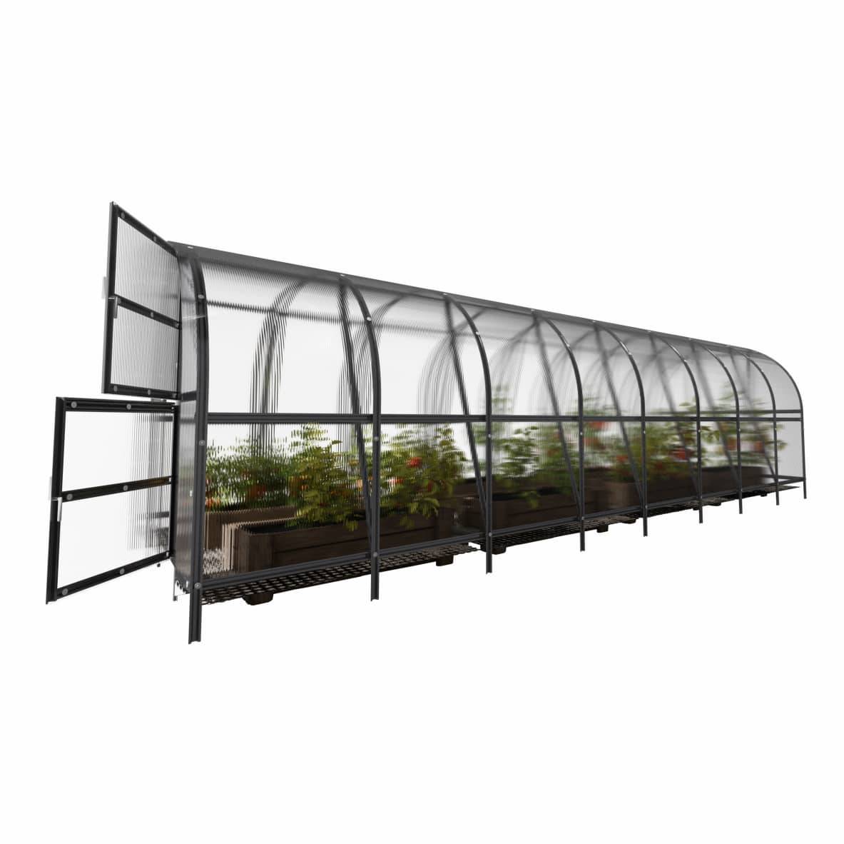 KLASIKA GREENHOUSES - Serre KLASIKA BALTIC LT 3 x 8 m (24 m²), 6 mm avec revêtement en polycarbonate - Image 5