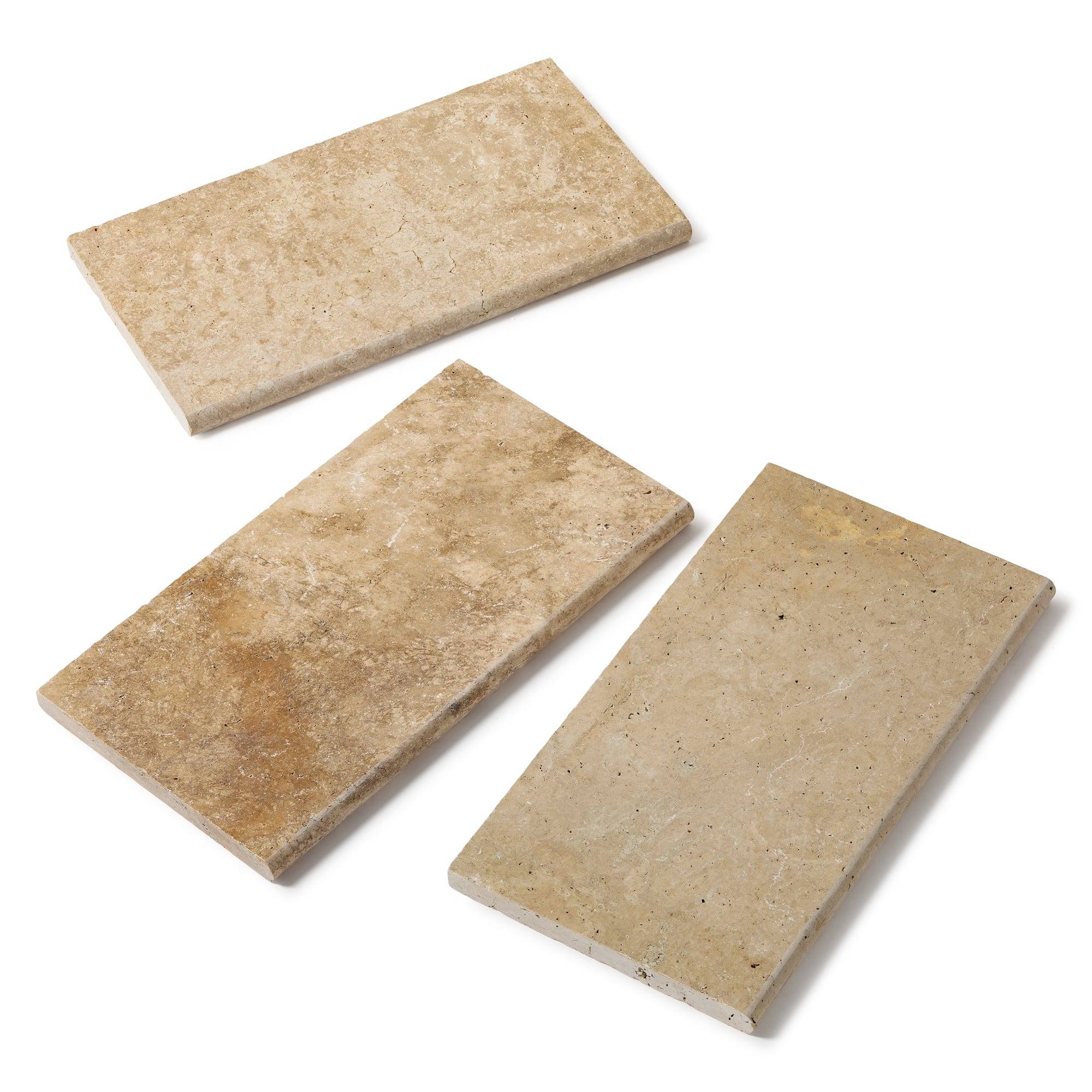 Bordure de jardin Travertin Beige Nuancé 61x33x3 cm (à l'unité) - RO'MA NATURE - Image 4