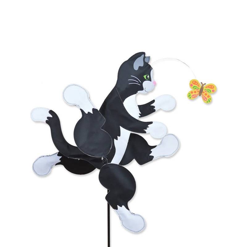 Girouette - Premier kite - Chat qui coure