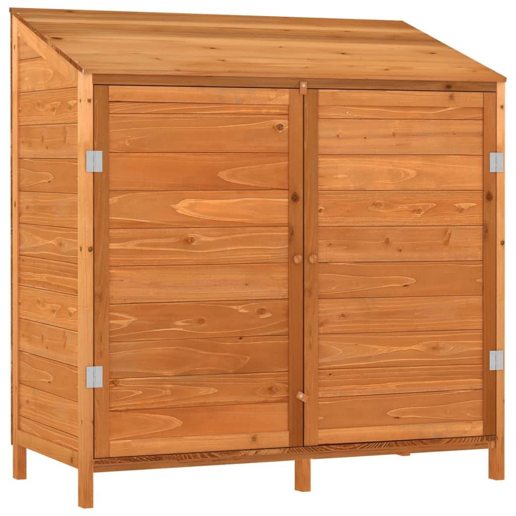 Abri de jardin 0.53m² - Cabane de jardin - Remise de jardin Marron 102x52x112 cm Bois de sapin solide MAISON CHIC - Image 1
