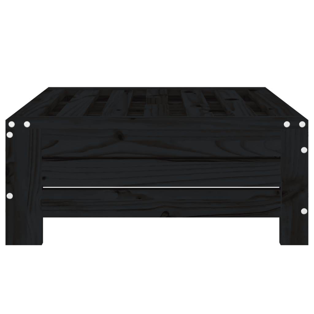 Vidaxl - Couvercle de base de parasol noir bois massif de pin vidaXL 825335 - Image 8