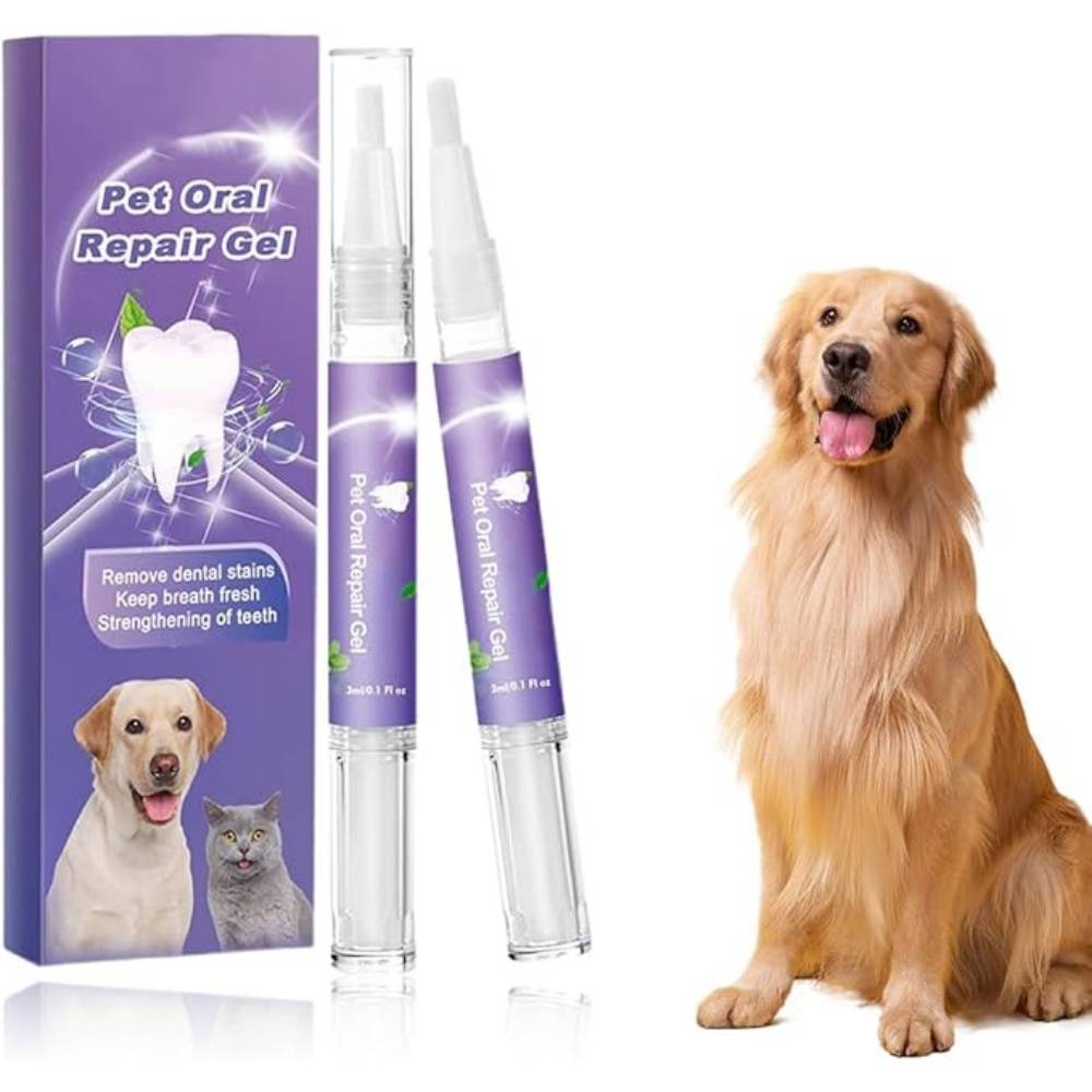 2 Pièces Gel Réparation Buccale pour Animaux - Image 1