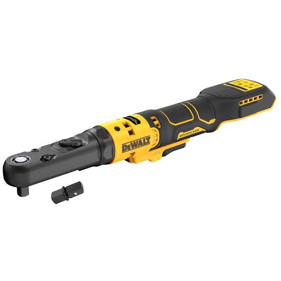Clé à cliquet DEWALT XR 18V Brushless - Têtes interchangeables 1/4', 3/8' et porte-embout hexagonal 1/4' - DCF510N-XJ - Image 1