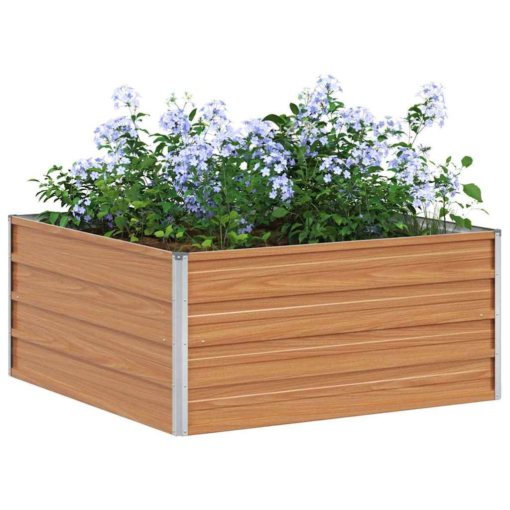 Prolenta Premium - Jardinière acier marron  100 x 100 x 45 cm  - Prolenta premium p323.6 - Image 3