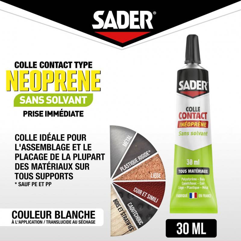 Sader - COLLE CONTACT S/SOLV TUBE 30 ML - Image 2