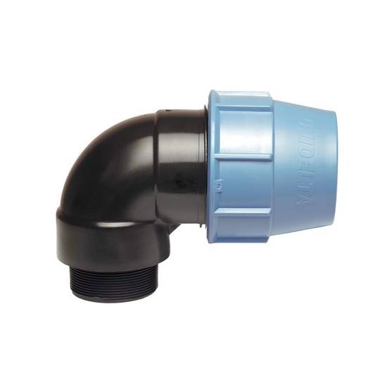 Coude mâle 90° PE plastique Ø40x1''