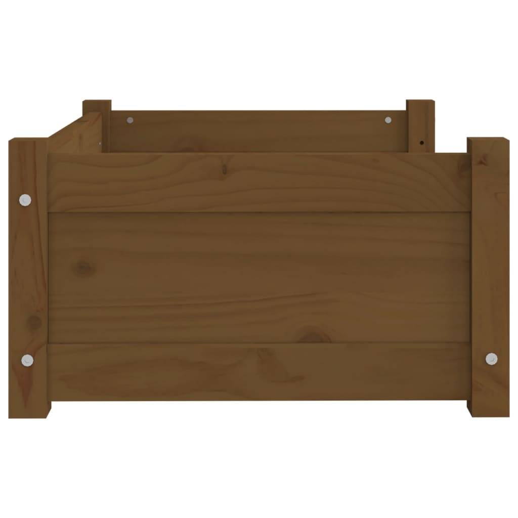 Vidaxl - Lit pour chien Marron miel 65,5x50,5x28 cm Bois de pin solide vidaXL 821450 - Imagen 7