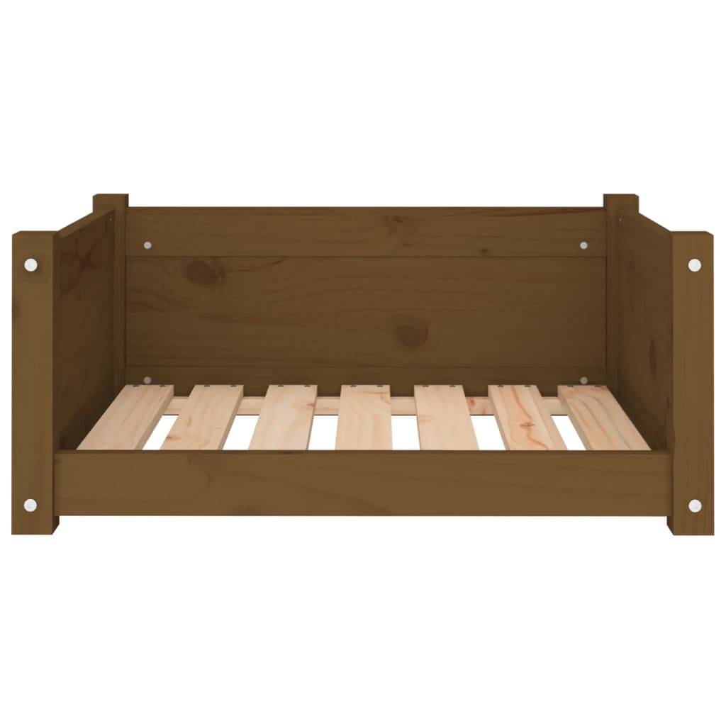Vidaxl - Lit pour chien Marron miel 65,5x50,5x28 cm Bois de pin solide vidaXL 821450 - Imagen 6