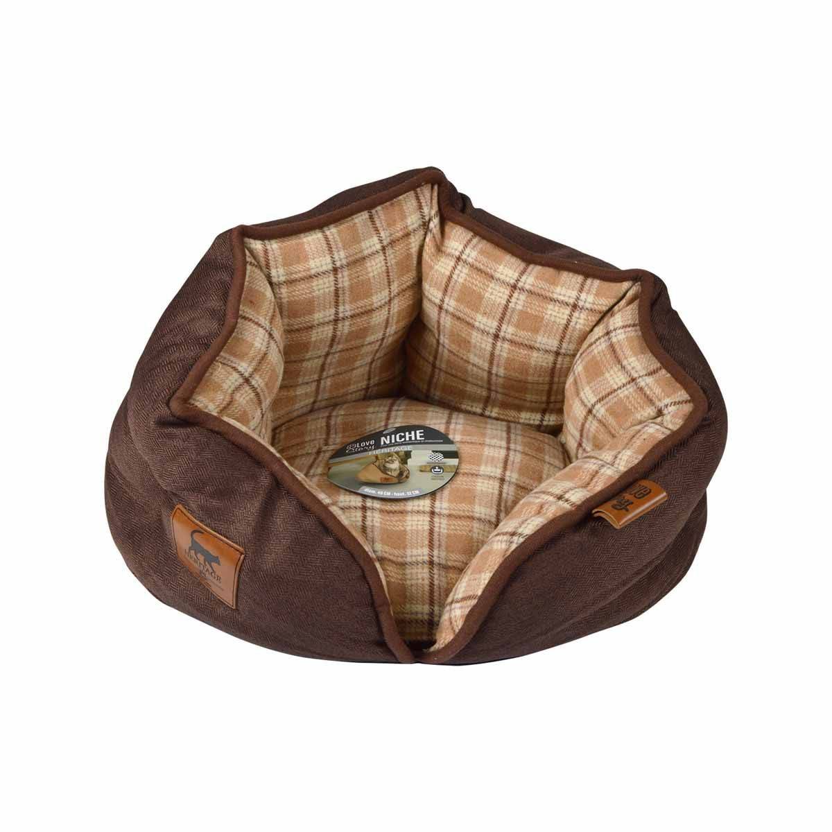 Love Story - Panier pour Chien & Chat "Héritage" 40cm Noisette - Image 2