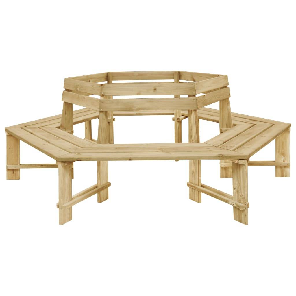 Maison Chic - Banc de jardin - Banc d'extérieur - Banquette 240 cm Bois de pin imprégné ny753 - Imagen 2