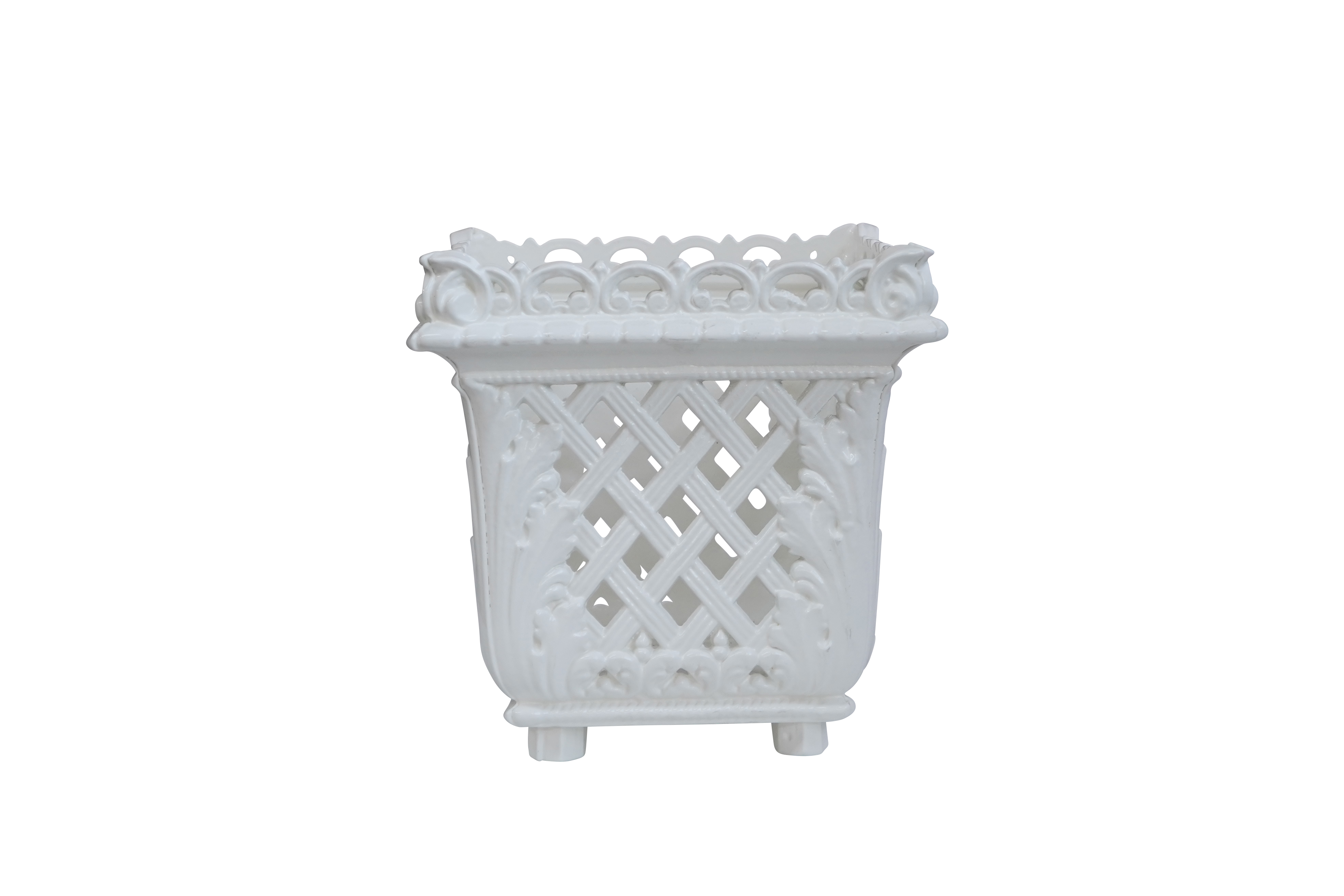 Jardinière Mansart 260 blanche, Dommartin - Imagen 1